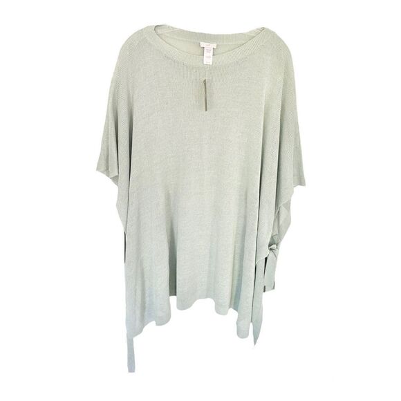 J. Jill One Size Seaglass KnitPoncho NWT